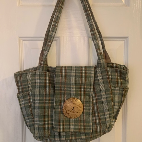 Plaid handbag - Picture 1 of 2